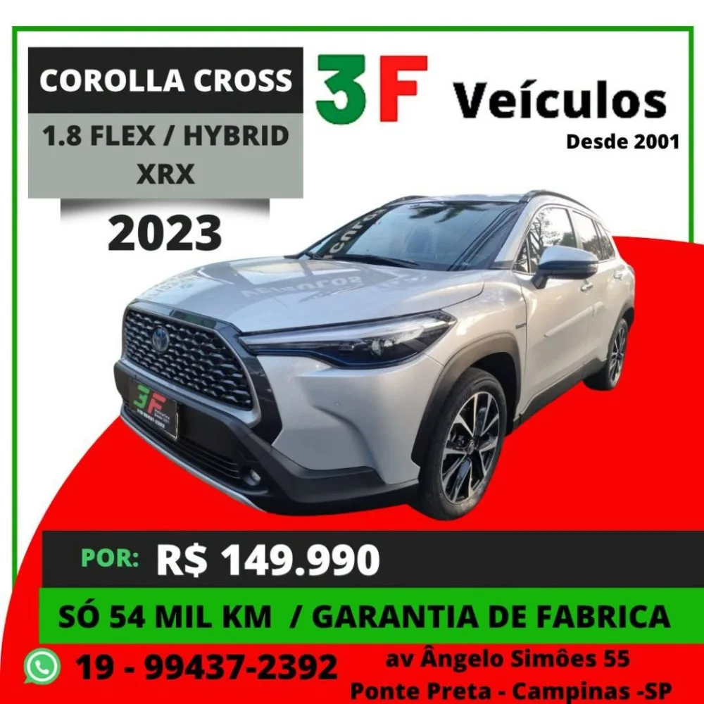Toyota Corolla Cross XRX 1.8 16V Aut. (Híbrido)